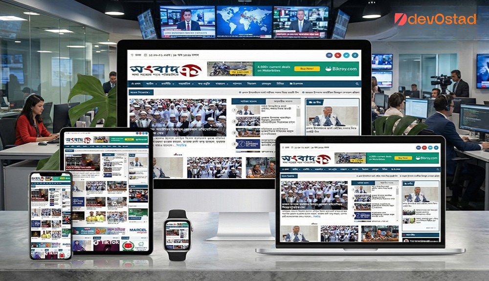 Songbad 71 Laravel Bangla Professional Newsprotal